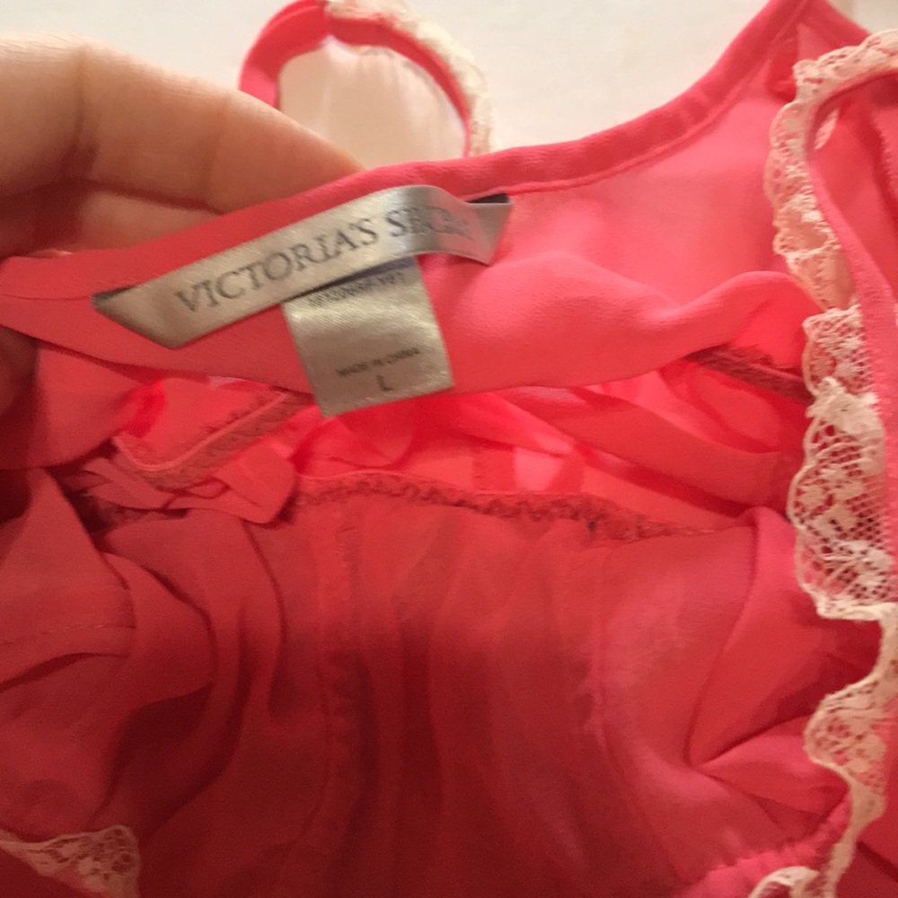 Victoria’s Secret Y2K Babydoll Chemise Rare Vintage 2000’s Milkmaid Slip Dress L - Picture 17 of 17